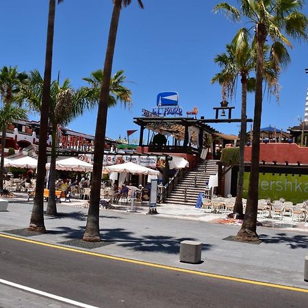Studio Apartment No 1 Directly On The Beach And Sea, Terrace, Heated Pool, Wifi Playa de las Américas Exterior foto