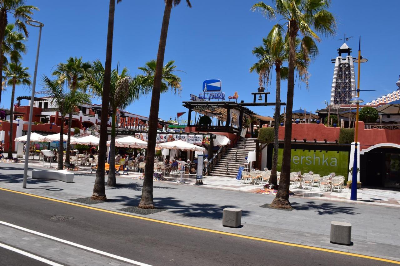 Studio Apartment No 1 Directly On The Beach And Sea, Terrace, Heated Pool, Wifi Playa de las Américas Exterior foto
